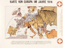 Carte de l'Europe en 1914