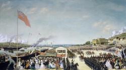 Réception de la reine Victoria dans le port de Boulogne