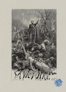 Napoléon III sur un champ de cadavre