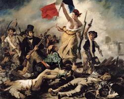 <em>La Liberté guidant le peuple</em> d’Eugène Delacroix