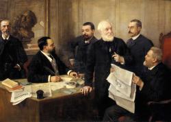 La République française, journal fondé par Gambetta en novembre 1871, fut considéré dès sa création comme un « organe sérieux et autorisé du parti démocratique ». 