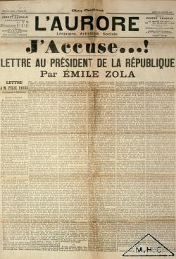" J'accuse... ! " de Zola