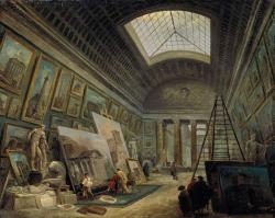 1789-1799 Grande Galerie Louvre musée tableaux