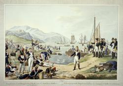 Débarquement de Napoléon à la baie de Juan près d'Antibes