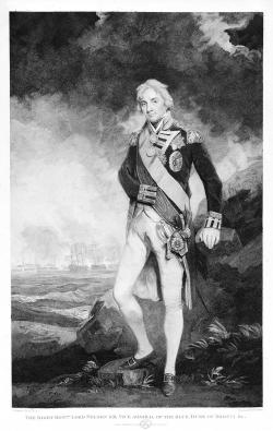Lord Horatio Nelson (1758-1805), amiral mort à la bataille navale de Trafalgar