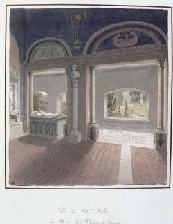la salle du XVe siècle qui contient le tombeau en marbre de Louis d’Orléans