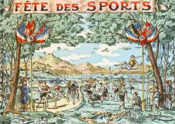 footballeurs, des coureurs, des sauteurs, mais aussi des courses de bateaux, et des compétitions automobiles et aériennes