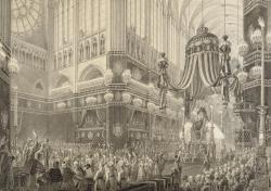 Pompes royales en l'église de Saint-Denis pour la commémoration de la mort de Louis XVI