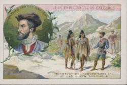 Les explorateurs célebres Jacques Cartier 1494-1554 entrevue de Jacques Cartier et des chefs canadiens