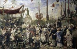 Le 14 juillet 1880 condense dans la même scène tous les acteurs et ingrédients de la fête populaire : 