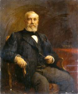 Emile Loubet (1838-1929), président de la République française.