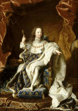 Louis XV à 5 ans roi de France en costume de sacre