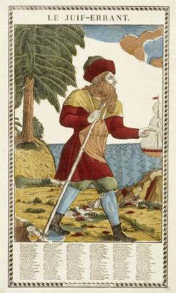 Dans celles du troisième type, le personnage du marcheur se détache sur un fond beaucoup plus naturaliste, évoquant le voyage par la présence d’un bord de mer, d’un voilier et d’un palmier.