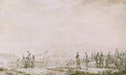 La rencontre de Napoléon et Alexandre sur le Niémen le 25 juin 1807