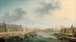 Vue de la Seine au XVIII<sup>e</sup> siècle