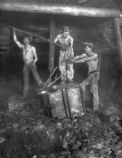 Les travailleurs de la mine : autour de l'abattage