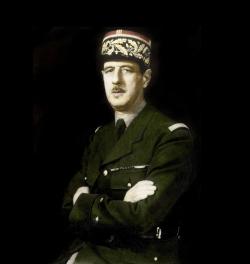 Portrait de Charles de Gaulle à Londres, 1940