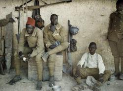 Quatre militaires sénégalais 