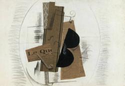 Violon et pipe - Georges Braque