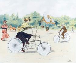Tricycle à leviers manuels - Louis Vallet