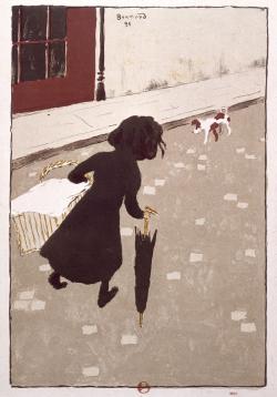 La Petite blanchisseuse - Pierre Bonnard
