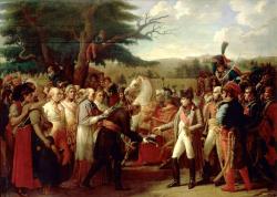 Napoléon reçoit les clefs de Vienne à Schönbrunn, le 13 novembre 1805.