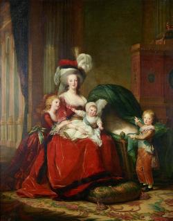 Marie-Antoinette de Lorraine-Habsbourg, reine de France, et ses enfants