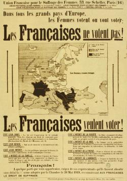Les Françaises veulent voter