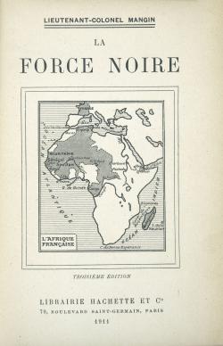 "La Force noire" du lieutenant-colonel Charles Mangin. Page de titre