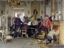 Halte avant Paris - Anton van Werner