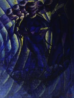 Synthèse plastique des mouvements d'une femme - Luigi Russolo