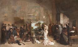 L'Atelier du peintre. Allégorie réelle. Gustave Courbet