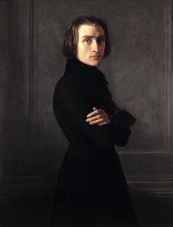 Portrait de Franz Liszt - Henri Lehmann