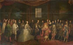 Entrevue de Louis XIV et de Philippe IV - D'après Charles Le Brun