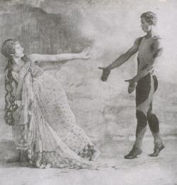 Danseuse et Nijinsky - Gayne de Meyer