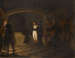Napoléon Ier au tombeau du Grand Frédéric à Potsdam - Ponce-Camus