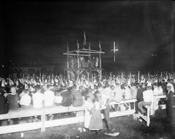 Croix brûlée - Ku Klux Klan - 1925