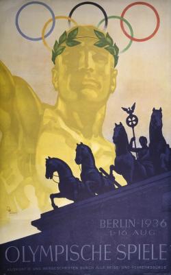 Les J.O. font Führer. Berlin, 1936