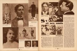 Double page du journal VU, photographies de Stavisky