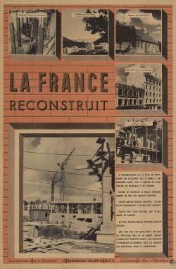 Photographies de chantiers de reconstruction après 1945