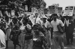 manifestation pour les droits civiques en 1963