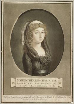 Portrait de Marie-Thérèse de France dite Madame Royale