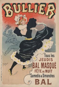 Bal bullier, femme danssant