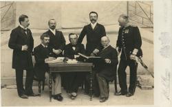 premier comité international olympique avec Coubertin