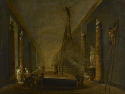 salle de musée réaménagée