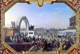Inauguration de la statue équestre d’Henri IV sur le pont Neuf, 25 août 1818
