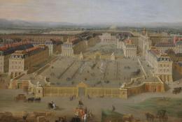 Vue générale du château de Versailles en 1722