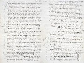 Extrait d'une lettre d'Isidore Hedde, fabricant de rubans à Saint-Etienne (1801-1880), datée de Saint-Denis de la Réunion, 12 juin 1844.