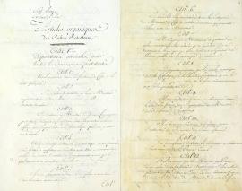 Articles organiques du culte protestant.