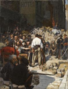 La Barricade, Commune de Paris, mai 1871
